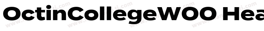 OctinCollegeW00 Heavy Regular字体转换